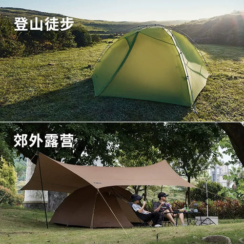3F UL Gear Taiji3 Ultralight Tent 3/4 Season Portable Backpacking Tent for Multi person Double Layer Tent for Camping, Climbing