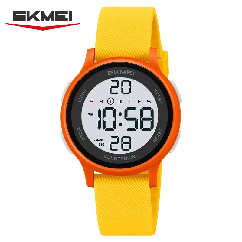 SKMEI 2427 Colorful Children Digital Kids Wristwatches Waterproof Sport Child Electronic Watch Boy Girl Shockproof Montre Enfant