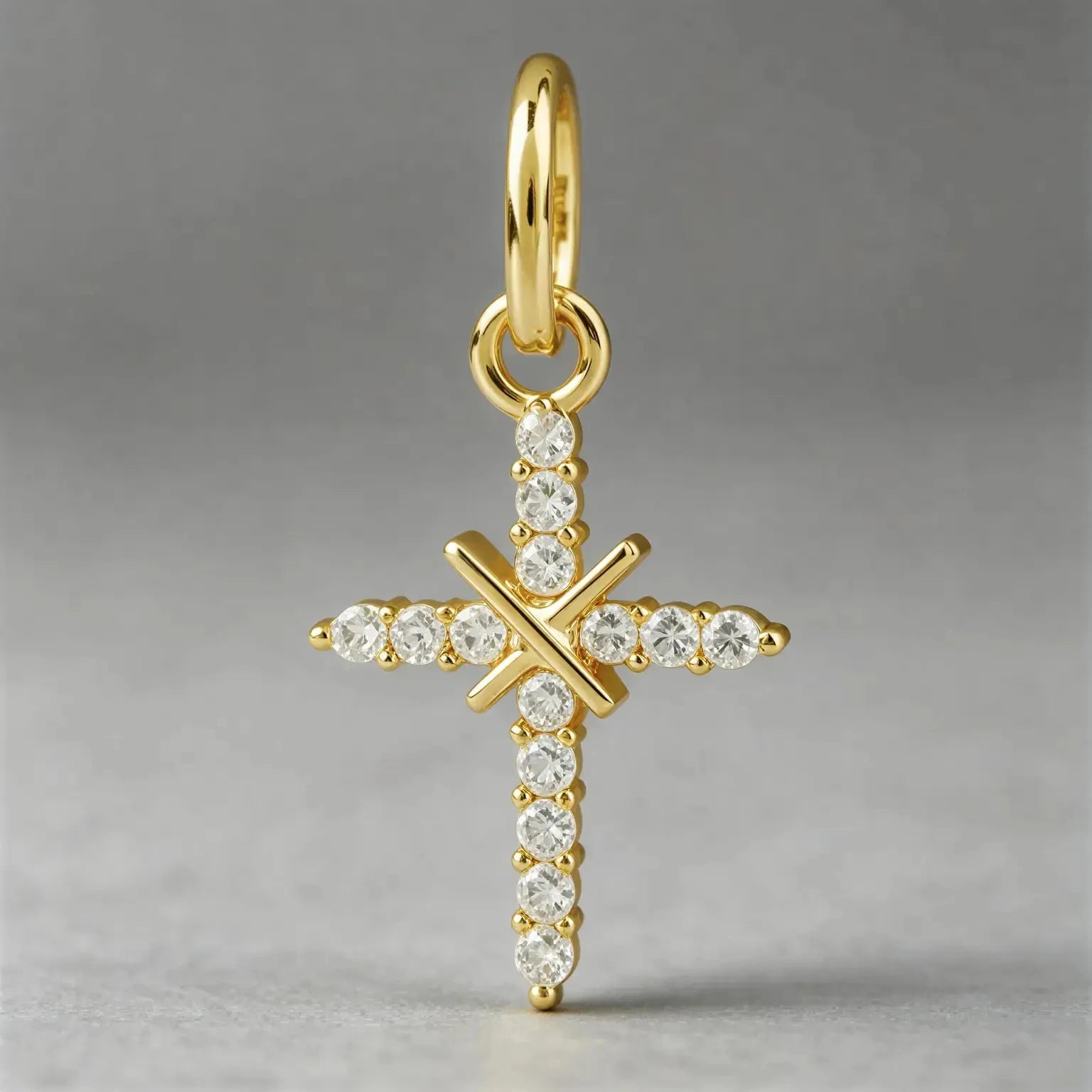 Gold Plated CZ Charms Fit Original Bracelet 925 Sterling Silver Core Heart Star Flower Dangle Beads Luxury DIY Jewelry Gift