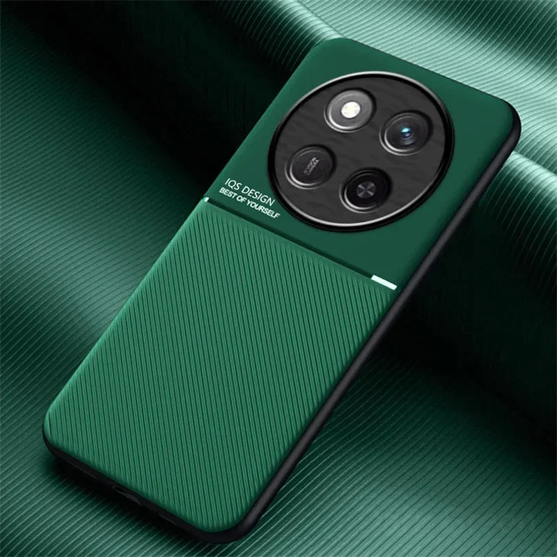 For Honor Magic7 Lite 5G Case Leather Car Magnetic Holder Shockproof Coque Magic 7Lite Soft TPU Frame Protect Cover Full Wrapped