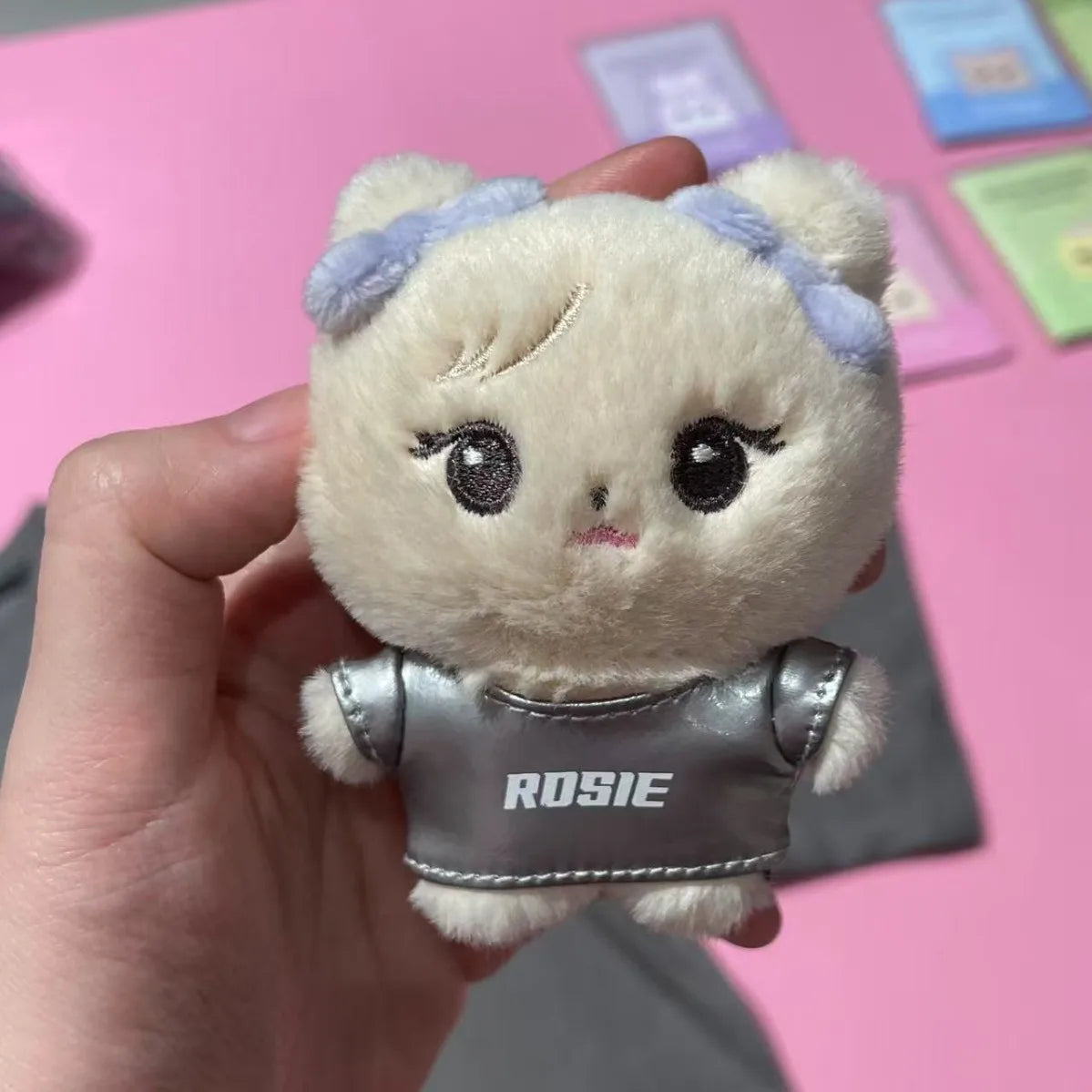 Kpop Idol Cute Plush Keychain Kawaii Cartoon Bag Charm Fan Merch Gift Women Girls Birthday Collection Accessories