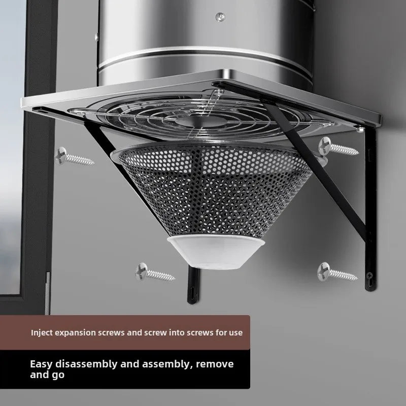 6/8Inch Extractor Ventilation Fan Exhaust Air Blower High Speed Bathroom Kitchen Toilet Air Vent Window Wall Exhaust Fan