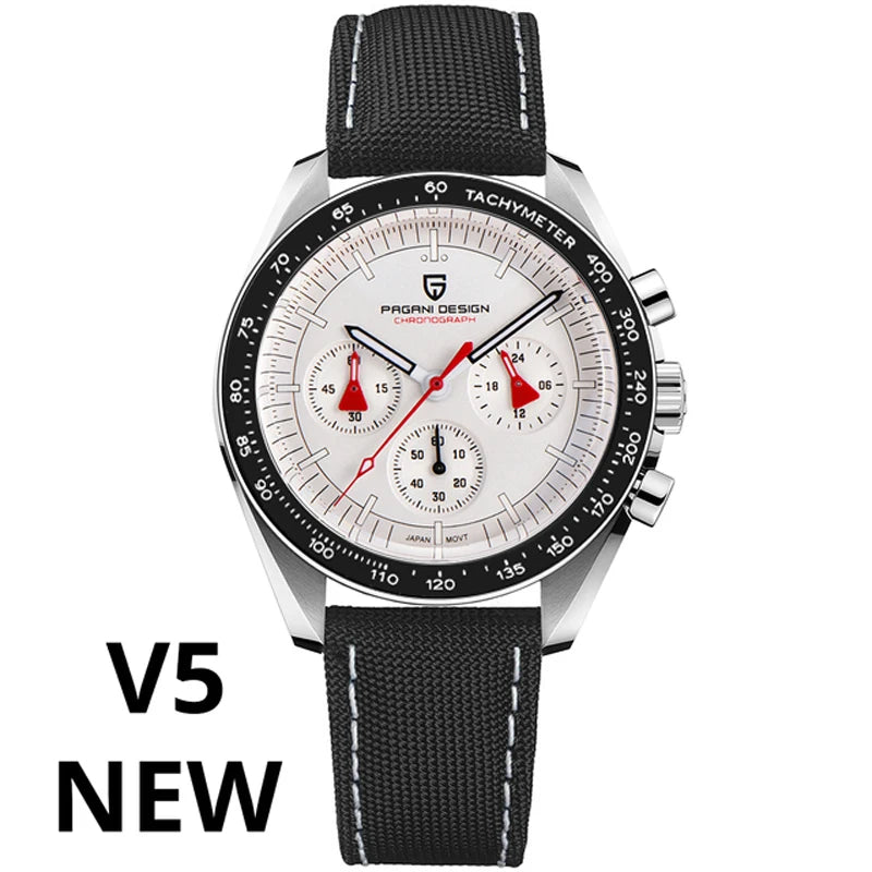 PAGANI DESIGN 2026 New Men Watches Luxury Quartz Watch For Men Auto Date Chronograph Sapphire crystal Stainless steel Wristwatch
