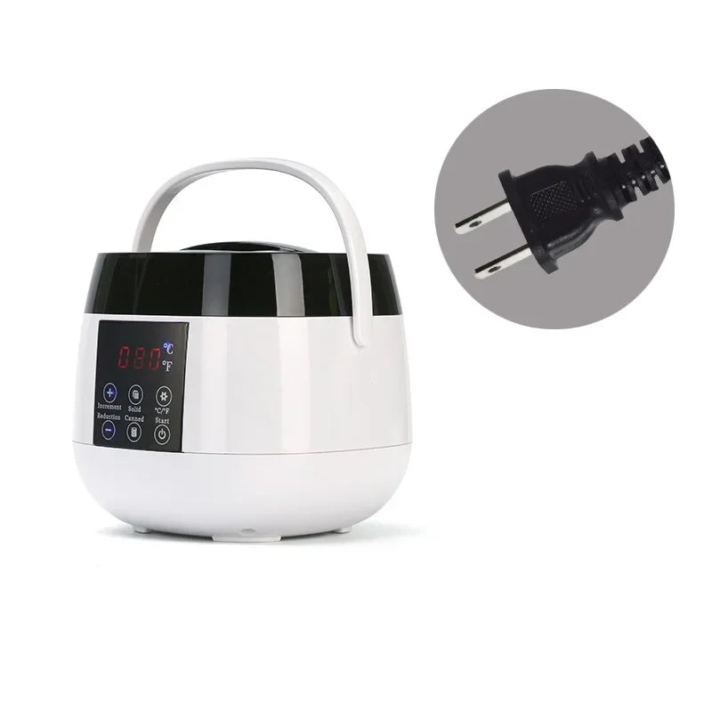 2026 New 500CC Wax Heater Warmer Hair Removal Wax Machine SPA Body Epilator Paraffin Wax Pot Smart LCD Temperature Display