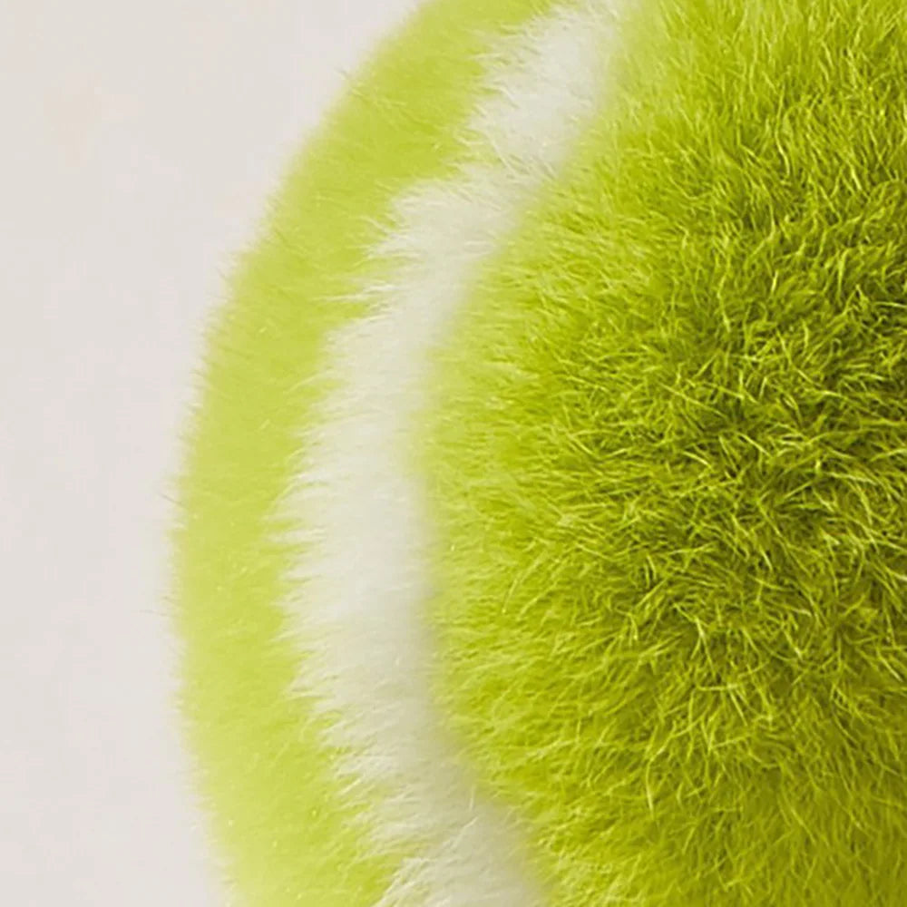 New Trend Tennis Keychain Sport Style Plush Ball Pendant Car Hanging Piece Chic Bag Charm Accessories Gift A388
