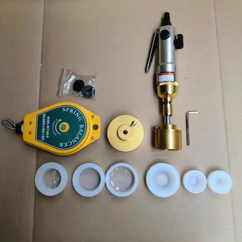 Bottles Capping Machine handheld pneumatic power sealing capping packaging equipment lid tightener cap size 5-50mm