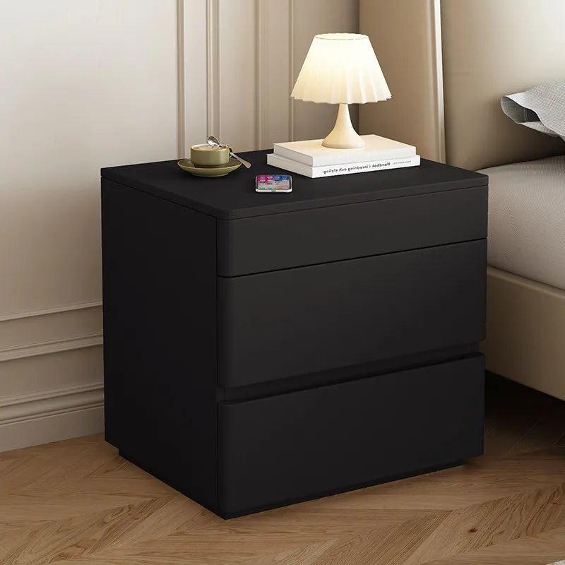 Cream Nordic Bedside Table With Secret Compartment Safe Modern Minimalist Nightstands Rustic Glamour Table De Chevet Furnitures