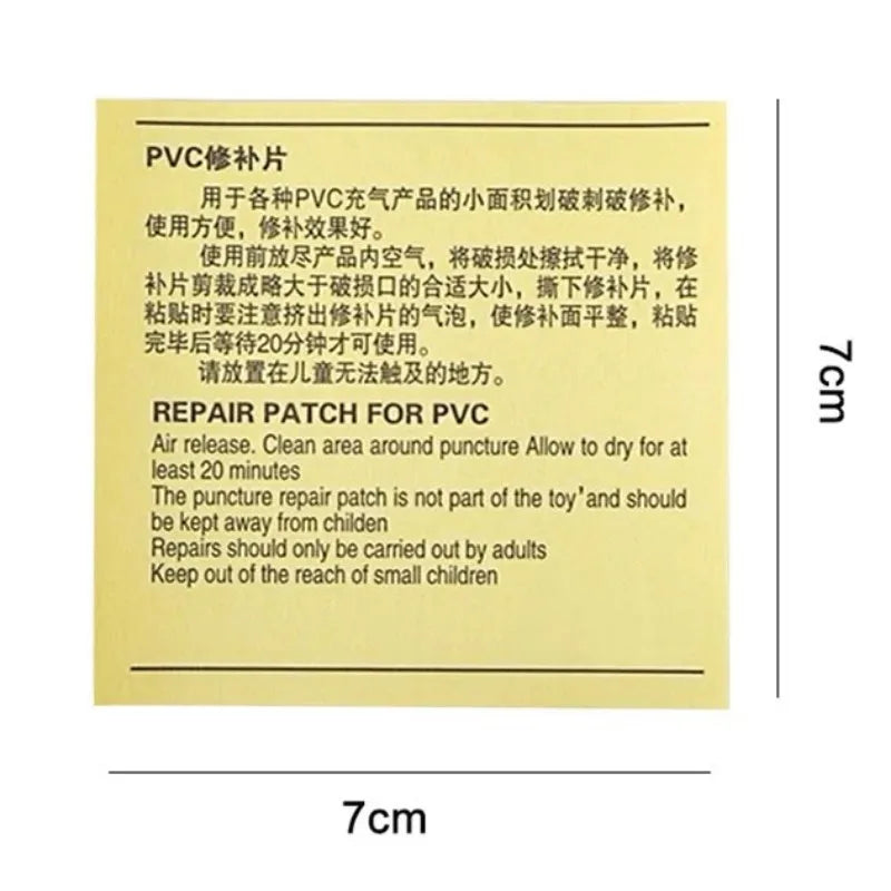 5/10/20pcs Waterproof Transparent Cloth Patches Outdoor Tent  Repair Tape PVC Self Adhesive Nylon Sticker for Repair Patch Tool
