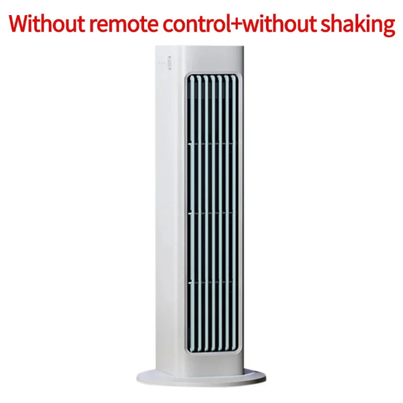 Portable Leafless Tower Fan 4000mAh Air Cooler Desktop Fan 3Speed Bladeless Air Conditioner Standing Fan for Bedroom Living Room