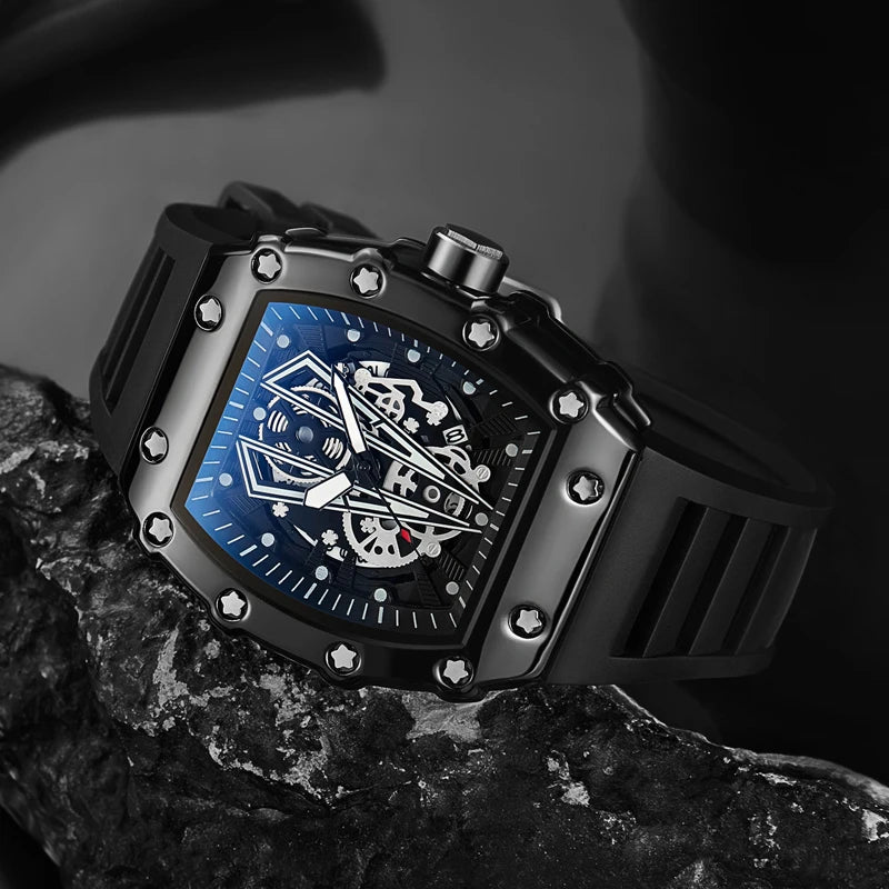 Brand Infantry Heavy Quartz Watch Creative Waterproof Hand Clock Men's Non-mechanical Sports Cool Gift Wristwatch