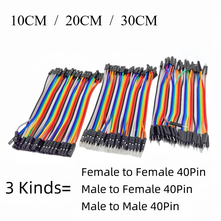 To Female Male To Female To Male Dupont Line Jumper Wire Female Jumper Diy Kit For Arduino Male Female Cable For Male Male Ar