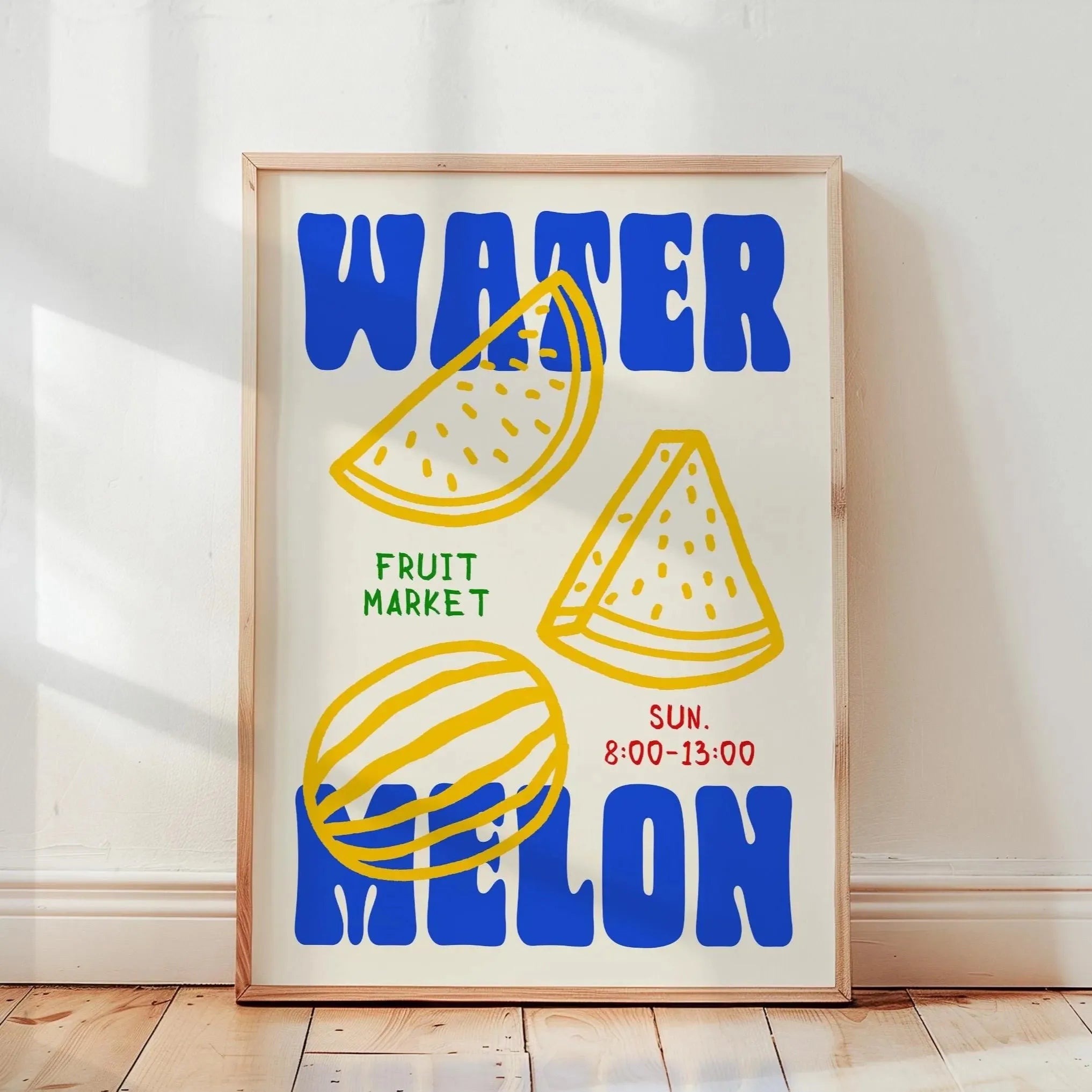 Retro Limon Cello Lemon Fruit Canvas Print Positano Lemon Strawberry Fruit Market Poster for Modern Bedroom Kitchen Home Decor