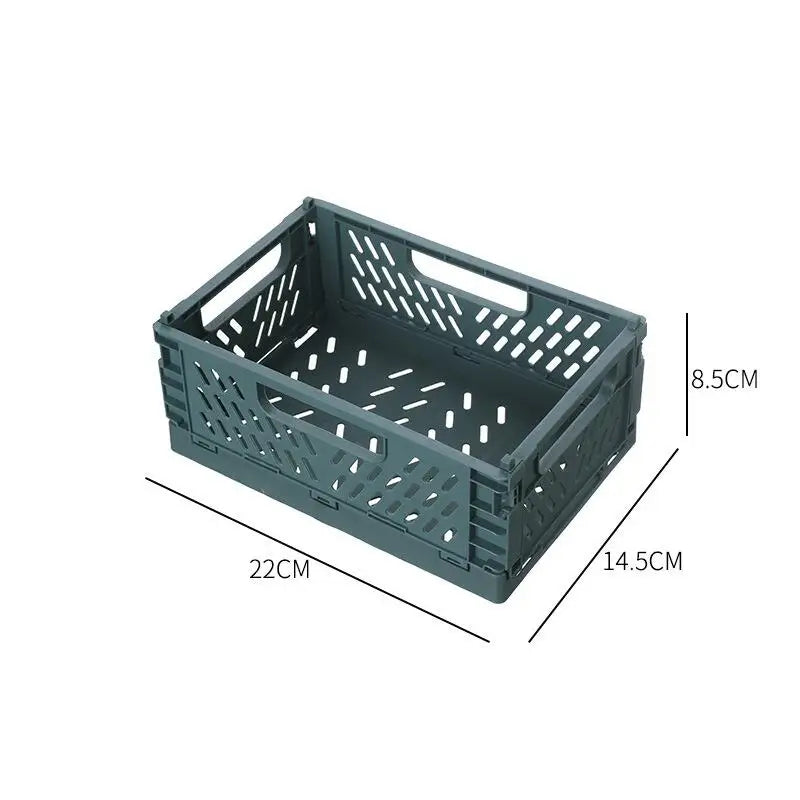Foldable Storage Basket Wardrobe Organizer Box Kitchen Bathroom Accessories Gadgets For Clothes Toy Spices Condiments Vegetables