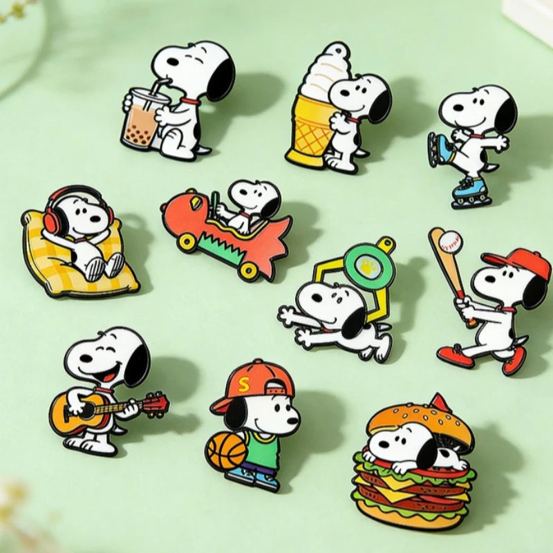 2026 Leisure and Sports Dog Cute Enamel Pin Set Cartoon Brooch Lapel Pins for Backpack Clothes Badge Cute Fans Gift