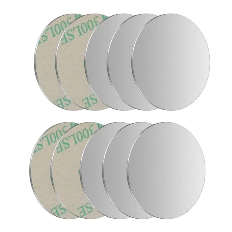 5pcs/10pcs/20pcs Lot Metal Plate Disk Iron Sheet For Magnet Mobile Phone Holder Iron Plate For Magnetic Car Phone Stand Holders