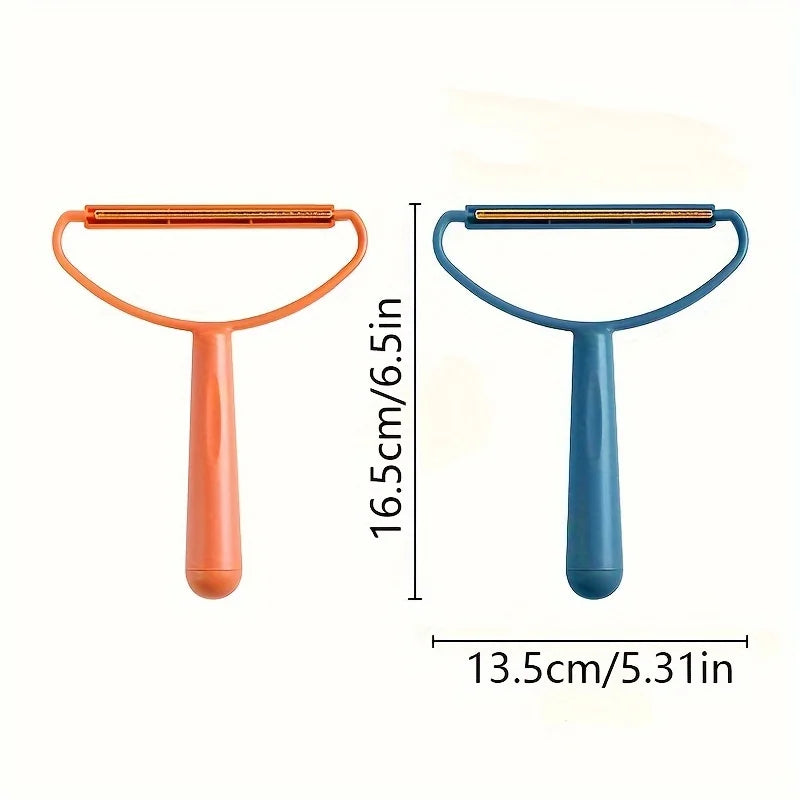 Double-Side Lint Remover Portable Pet Hair Remover Brush Manual Fluff Remover Clothes Fuzz Fabric Shaver Carpet Clothes Brush