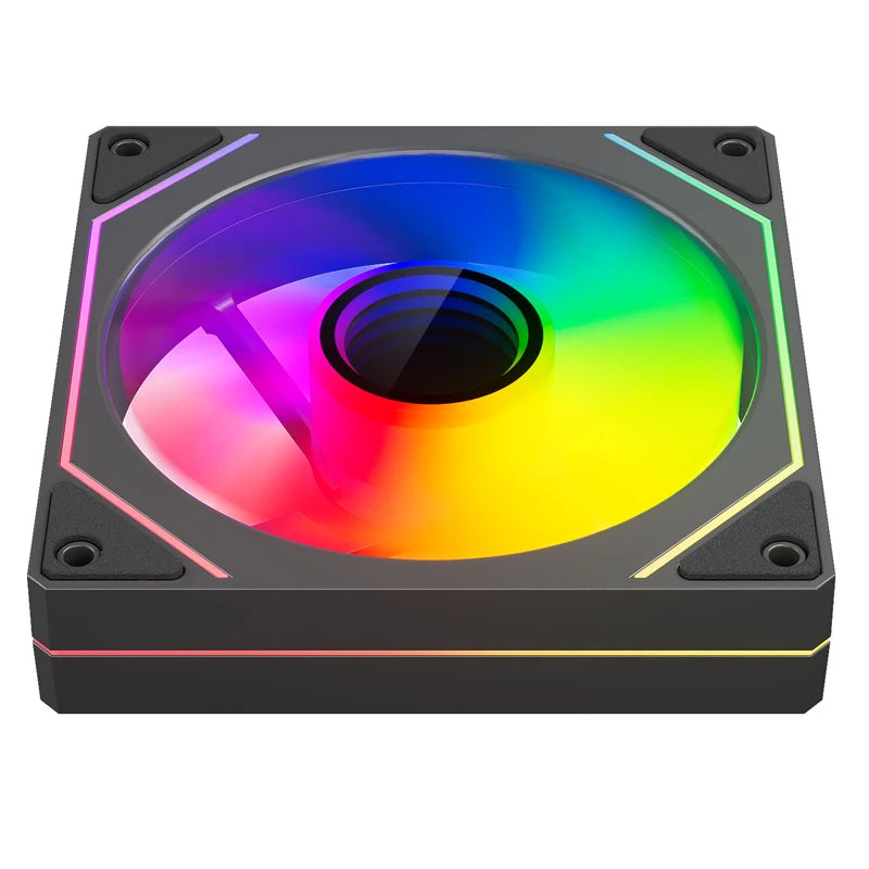 TEUCER Prism4 Pro 12cm ARGB Fan PC Case Fan Kit 4pin PWM CPU Cooling Fans 3pin 5v RGB Gaming Computer Fan