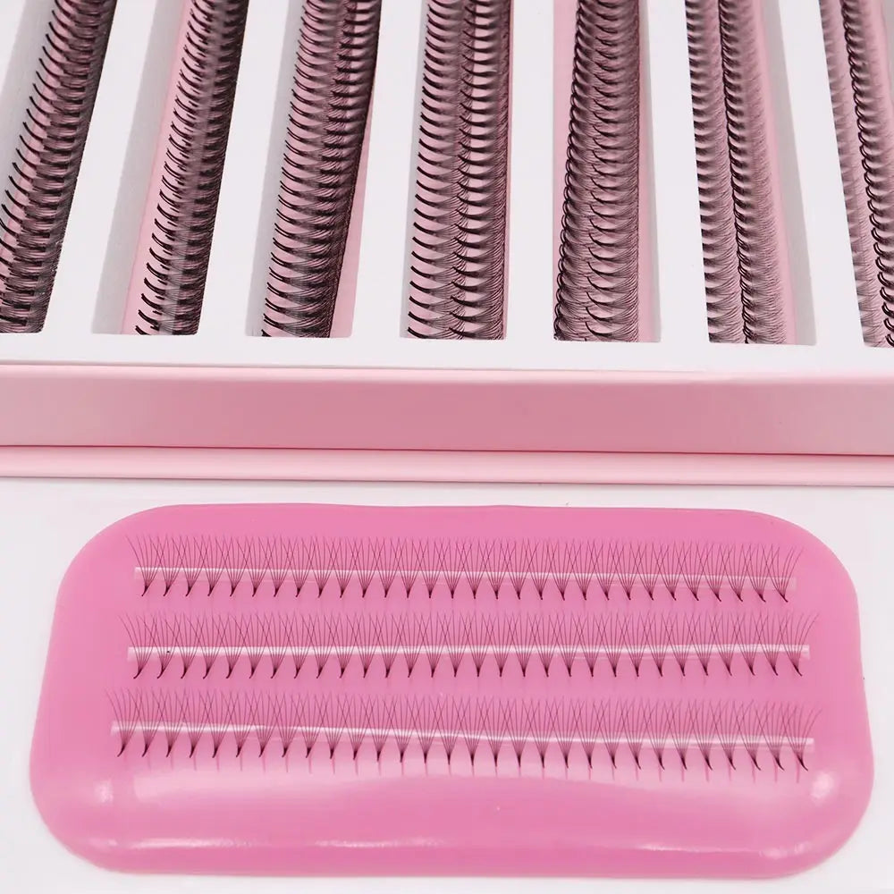 1000Fans Mix Thin Root Narrow Pointy Base Premade Fans Eyelash Extension 5D 6D 8D 10D Narrow Volume Fan Promade Ready Fan Lashes