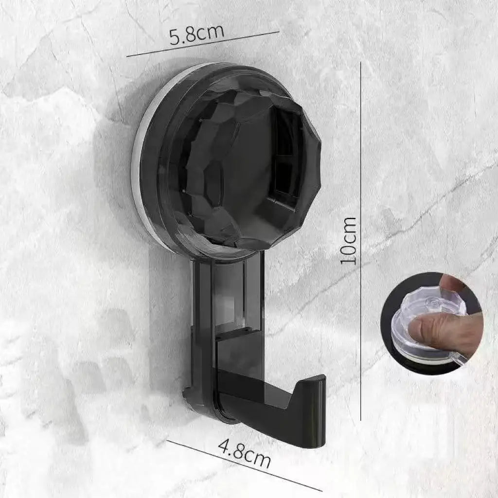 Nail-free Vacuum Hooks Powerful Suction Cup Reusable Storage Hook Heavy Duty Bathroom Kitchen Hanger Traceless Clothes Wall Hook