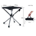 Compact and Lightweight Camping Stool, Portable Folding Stool, Outdoor Hiking, Fishing with Carry Bag, Small and Large