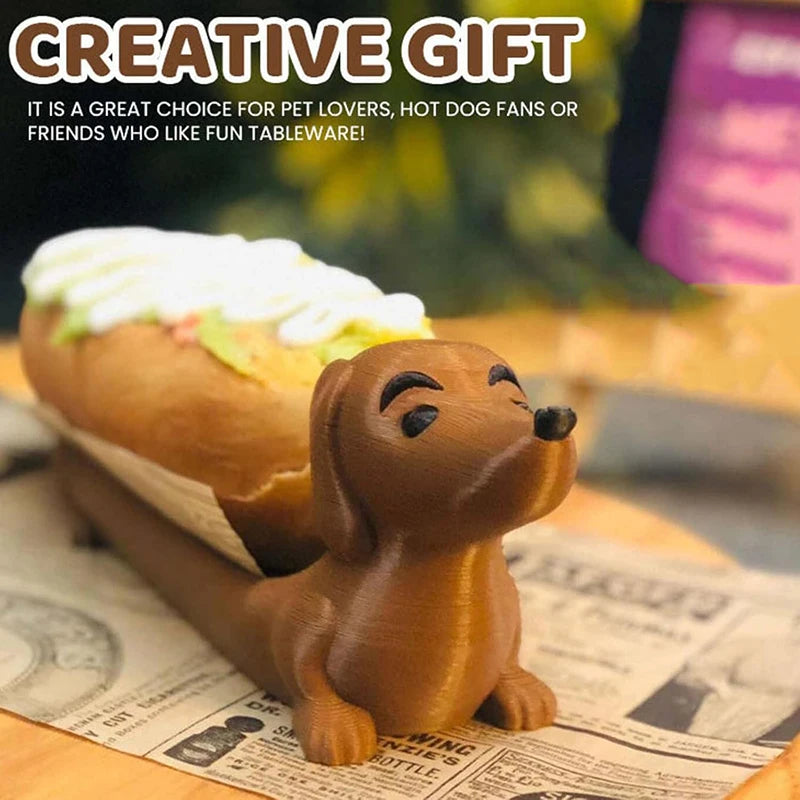 Dachshund Tray Funny Hot Dogs Sushi Serving Tray Candy Dish Dachshund Dinner Plate Cute Shaped Sandwiches Puppy Dinnerplate