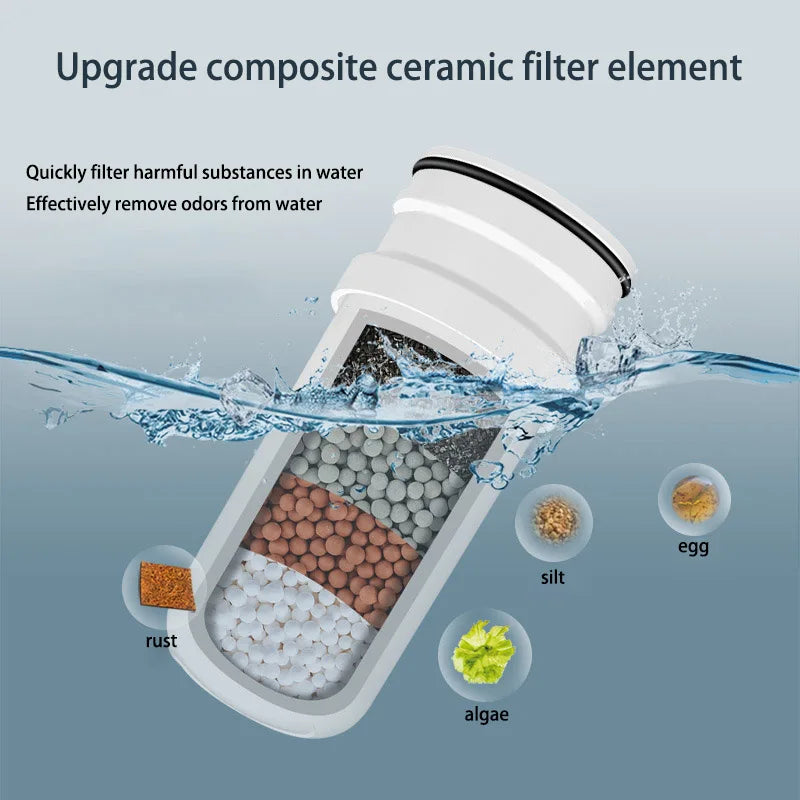 Tap Cement Sand Residual Chlorine Water Purifier Ceramic Activated Carbon Household Kitchen Universal Faucet Pre-filter