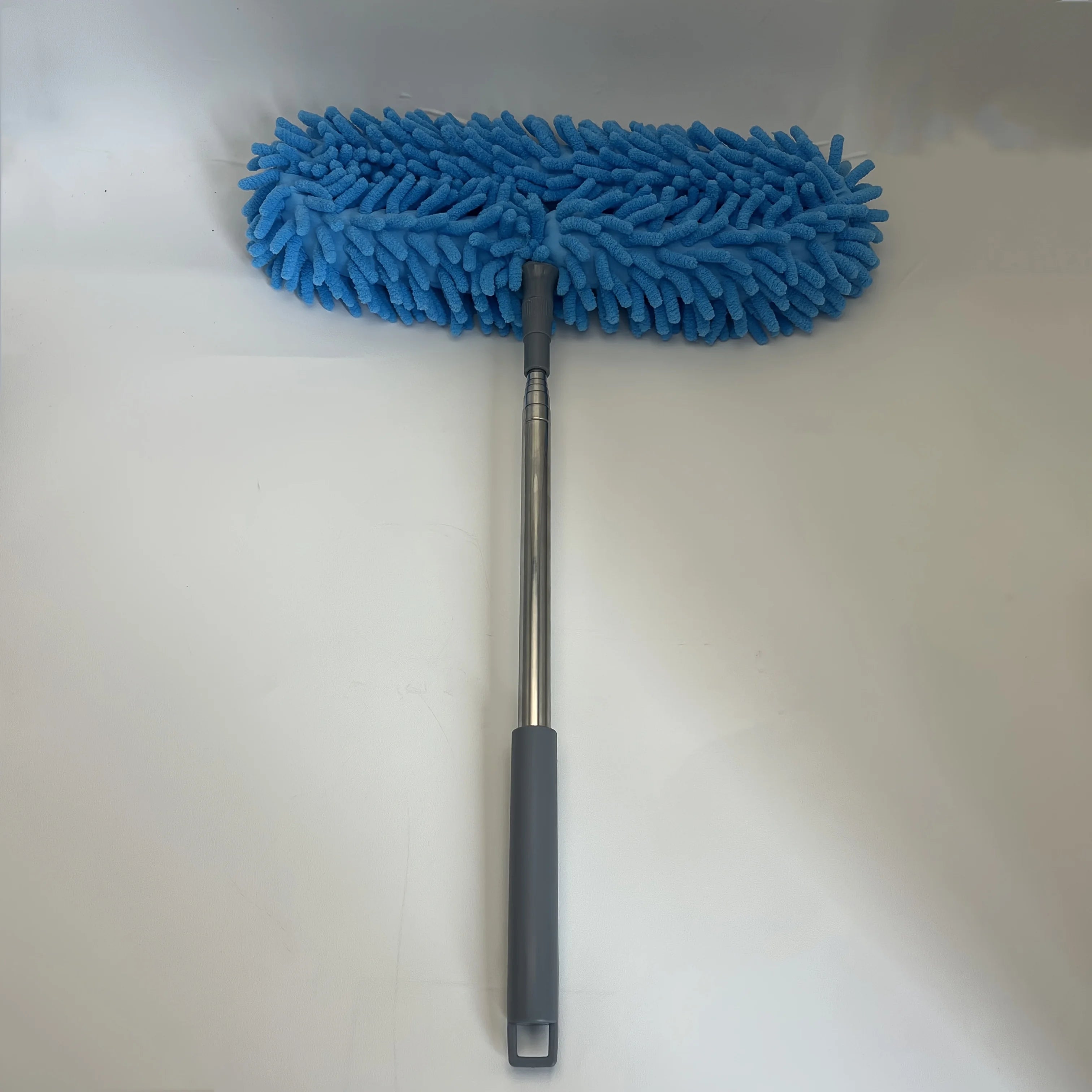 1pc extendable ceiling fan furniture electronic device cleaning brush - long handle snowflake ultra-fine fiber dusting rod