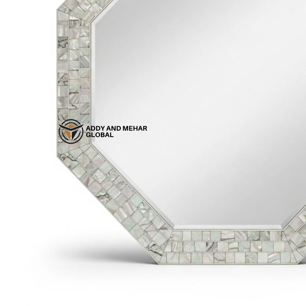 Luxury Square MDF Inlay Art Deco Handmade Eco-Friendly Decorative Wedding Wall Mirror