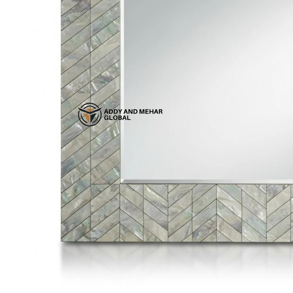 Decorative MDF Inlay Art Deco Wall Mirror Eco-Friendly Handmade Wedding Mirror for Wholesale