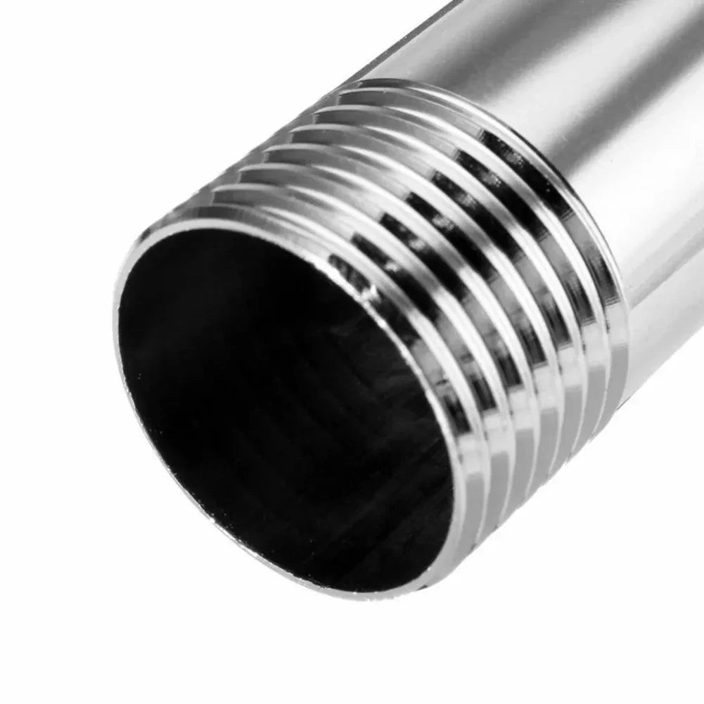1PC Shower Head Extension Arm Wall Mounted Tube Rainfall Shower Tube Extend Pipe Water-saving Faucet Regulator Stainless Steel