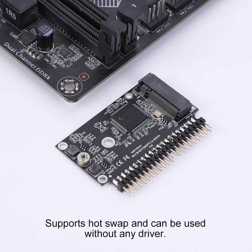 M.2 NGFF SATA SSD To 2.5inch IDE 44pin Adapter Converter Card 150MB/s M.2 NGFF SATA SSD To 2.5 IDE SATA SSD Converter for Laptop