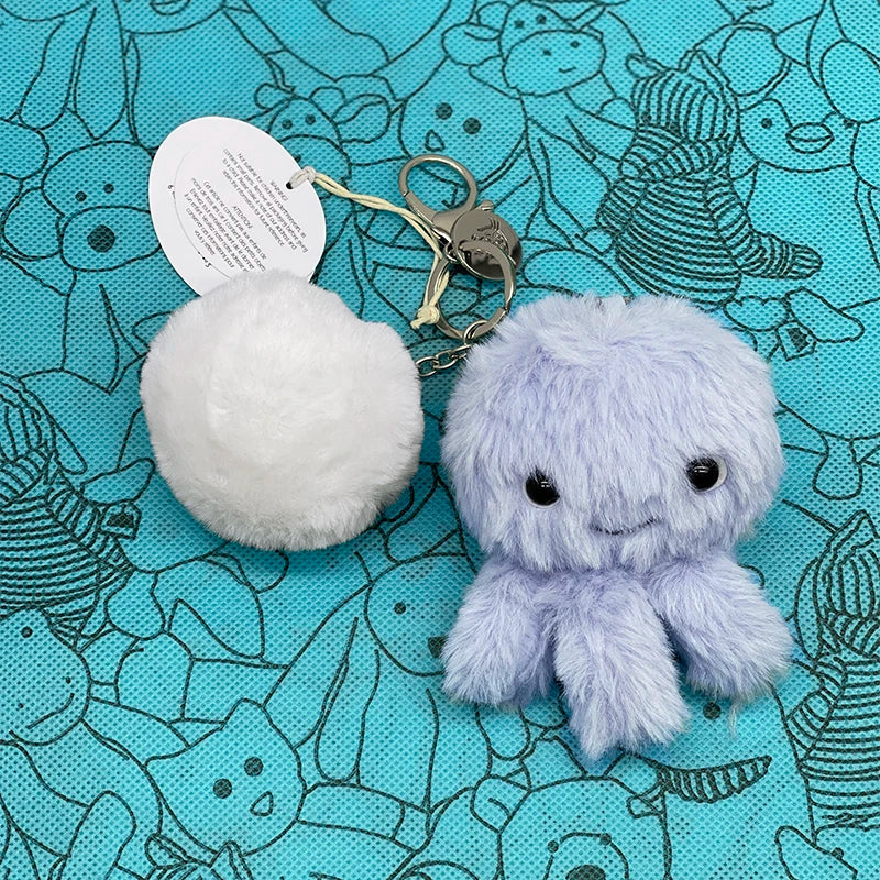 Muffin Plush Toy, Mini Cherry Charm, Jellyfish Plush Toy, Watermelon, Sunflower, JC Sour Pickle Bag Charm