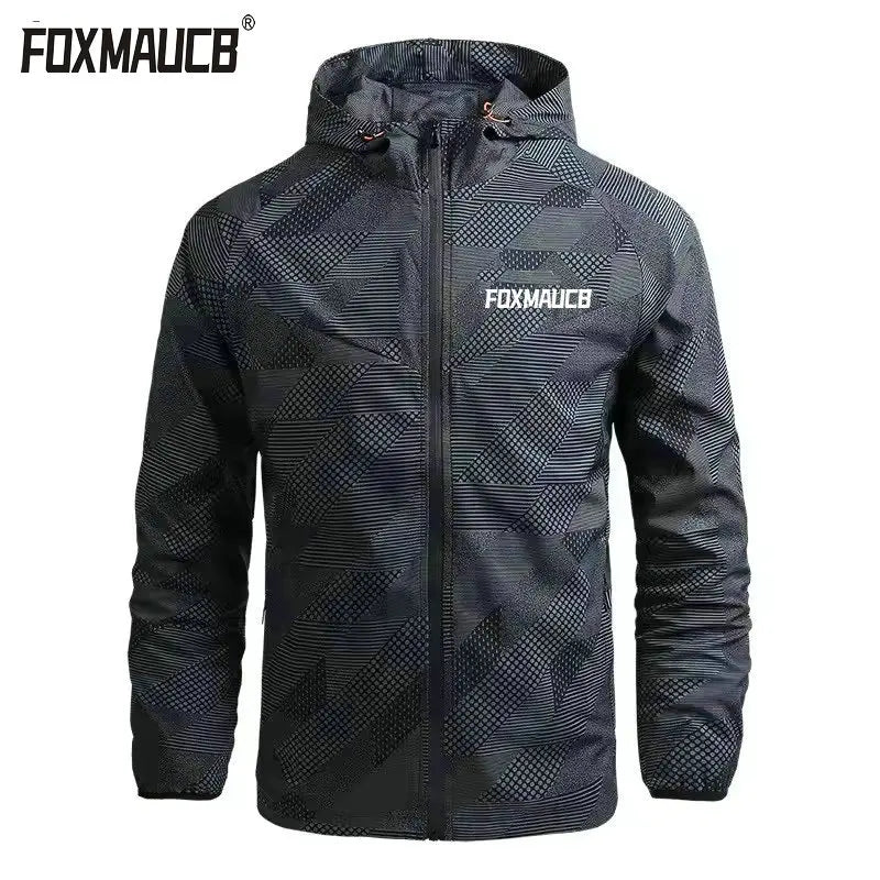 FOXMAUCB 2026 New Men's Motocross Bicycle Hiking Jacket Windbreaker Quick Dry Outdoor Racing Mountain Bike Rompevientos Ciclismo