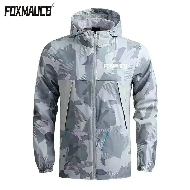FOXMAUCB 2026 New Men's Motocross Bicycle Hiking Jacket Windbreaker Quick Dry Outdoor Racing Mountain Bike Rompevientos Ciclismo