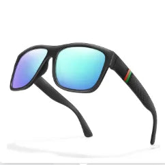 Classic Men Square Polarized Fishing Sunglasses Outdoor Driving Cycling Running Goggles Vintage Large Frame