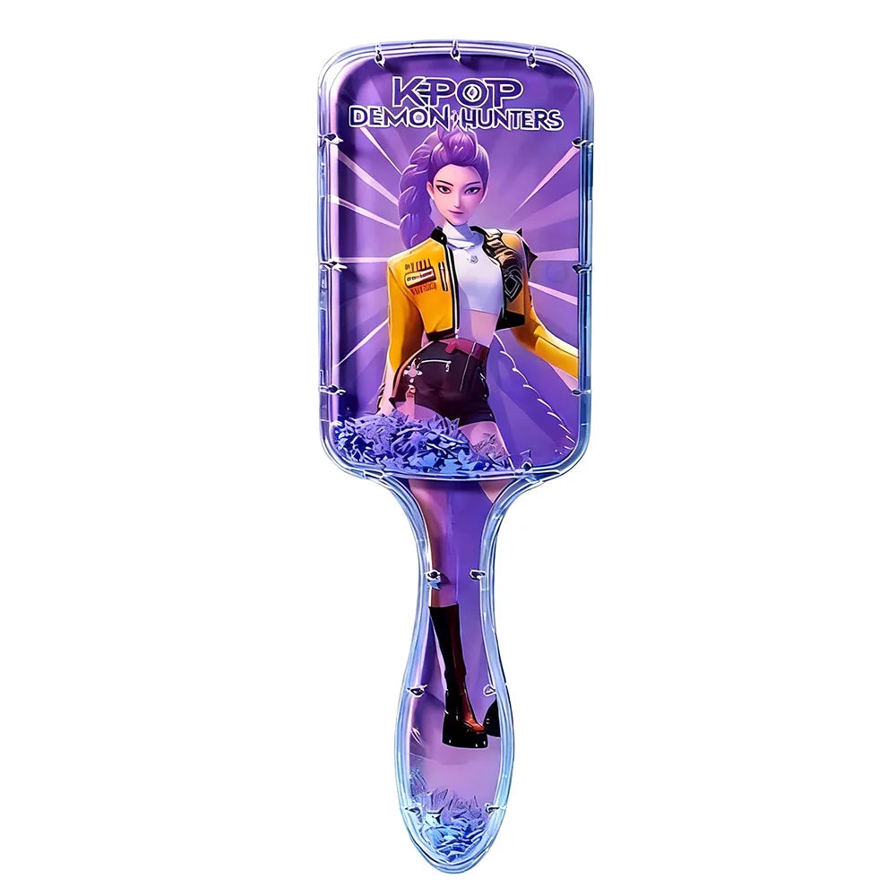 Anime Air Cushion Comb Cartoon Peripheral Massage Comb for Kpop Demon Hunters Household Fashion Girl Student Combs Fan Club Gift