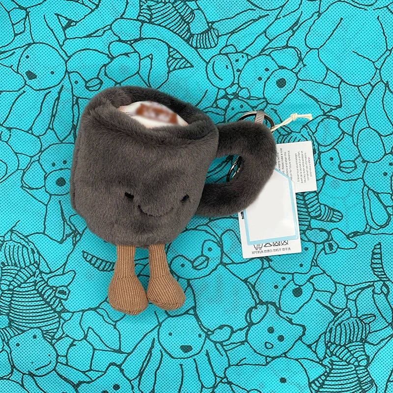 Muffin Plush Toy, Mini Cherry Charm, Jellyfish Plush Toy, Watermelon, Sunflower, JC Sour Pickle Bag Charm