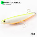 Hunthouse Top Water Pencil Fishing Lure Walk The Dog 60mm 6.4g Artificial Baits Stickbait Fishing Tackle For Pike Bass LW536