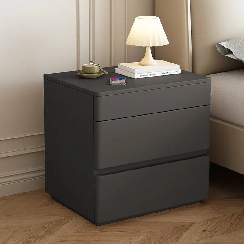 Cream Nordic Bedside Table With Secret Compartment Safe Modern Minimalist Nightstands Rustic Glamour Table De Chevet Furnitures