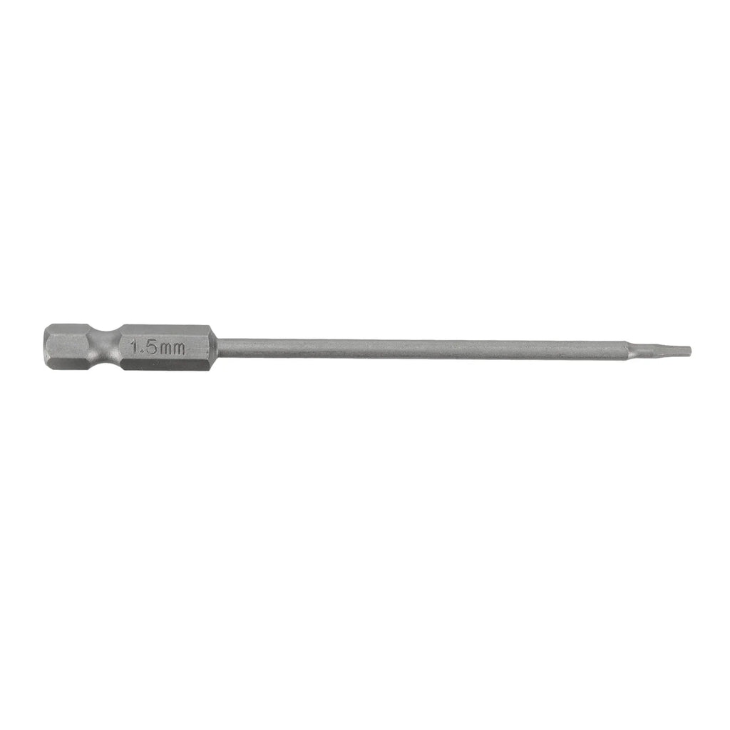 4Pcs/set Hex Screwdriver Bits 1/4" Hex Shank Magnetic Head Screw Driver Drill Bit 1.5/2.0/2.5/3.0mm Alloy Steel