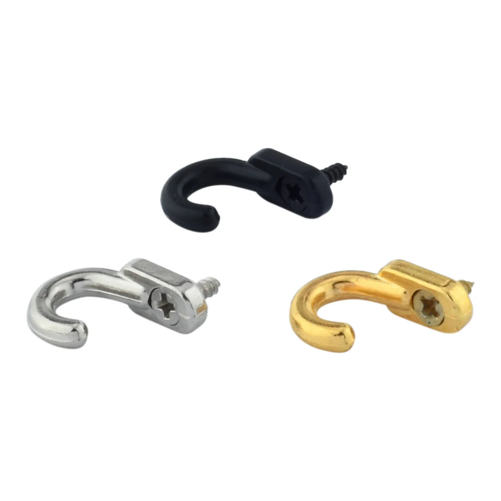 20 Pcs Mini Wall Hooks With Screws Door Zinc Alloy Coats Hat Hanger Hook For Home Bathroom Kitchen Decorative Hanging Storage
