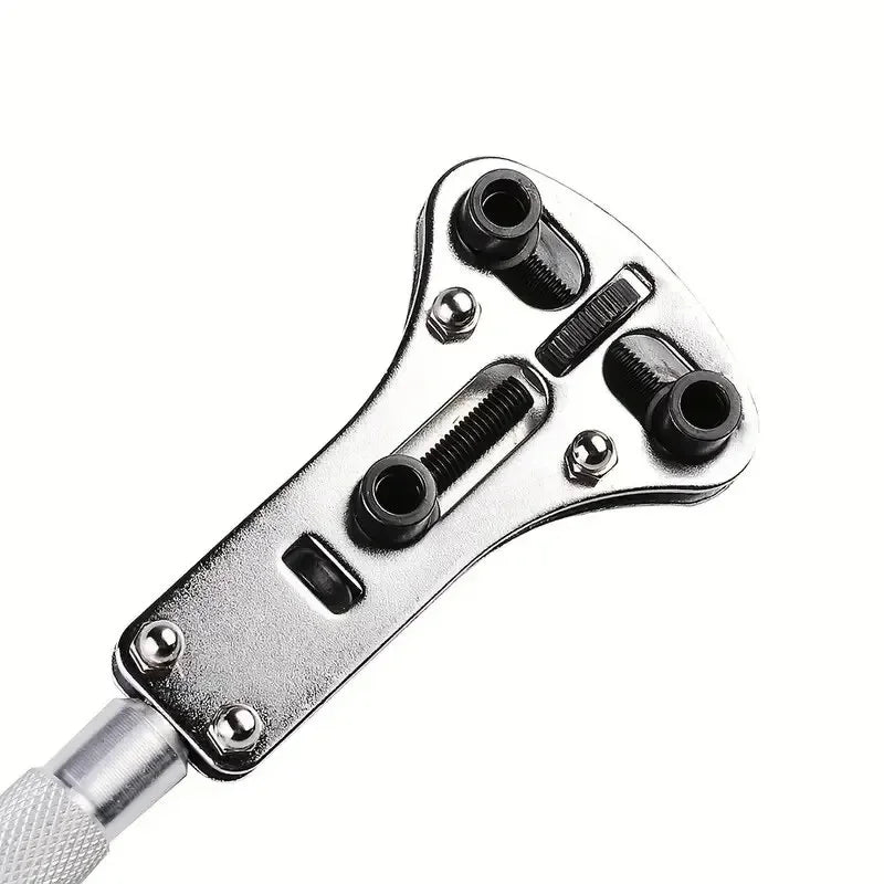 3 Claw Watch Case Opener Adjustable Screw Back Remover Wrench Repair Tool Part Maintenance Kit Bottom Cover Rear Replace Battery
