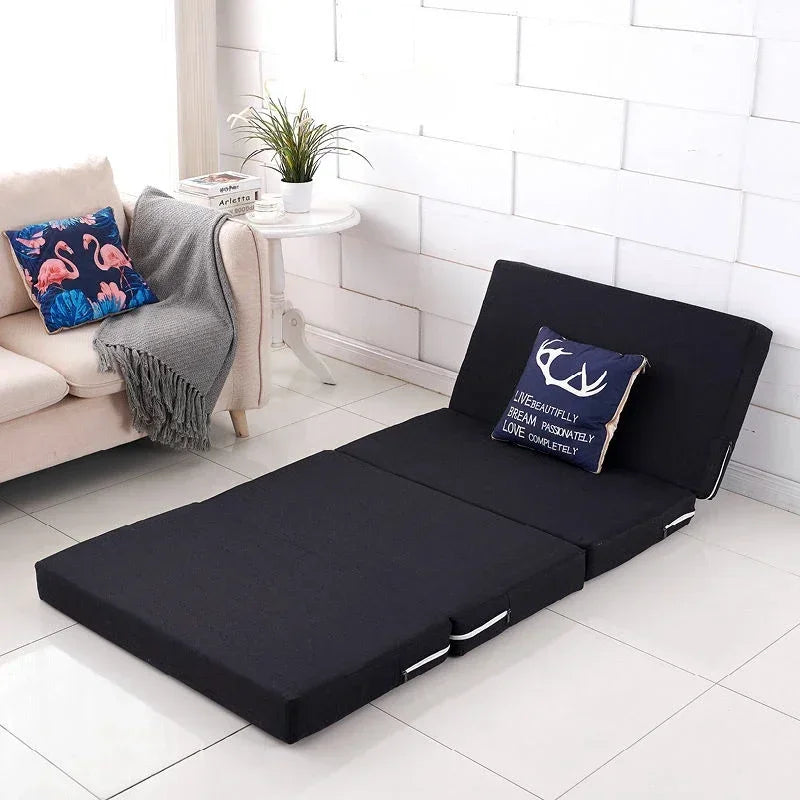 Simple Folding Mattress Foam Mat Tatami Yoga Pad Office Lunch Break Single Bed Furniture Foldable Sponge Mattresses
