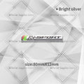 Zinc Alloy S R Sport Badge Car Body Trunk Emblem 3D Grille Sticker For F-Type F-Pace S-Type XFR XE XF XJ XK XJR XFR XEL XJS XJ6