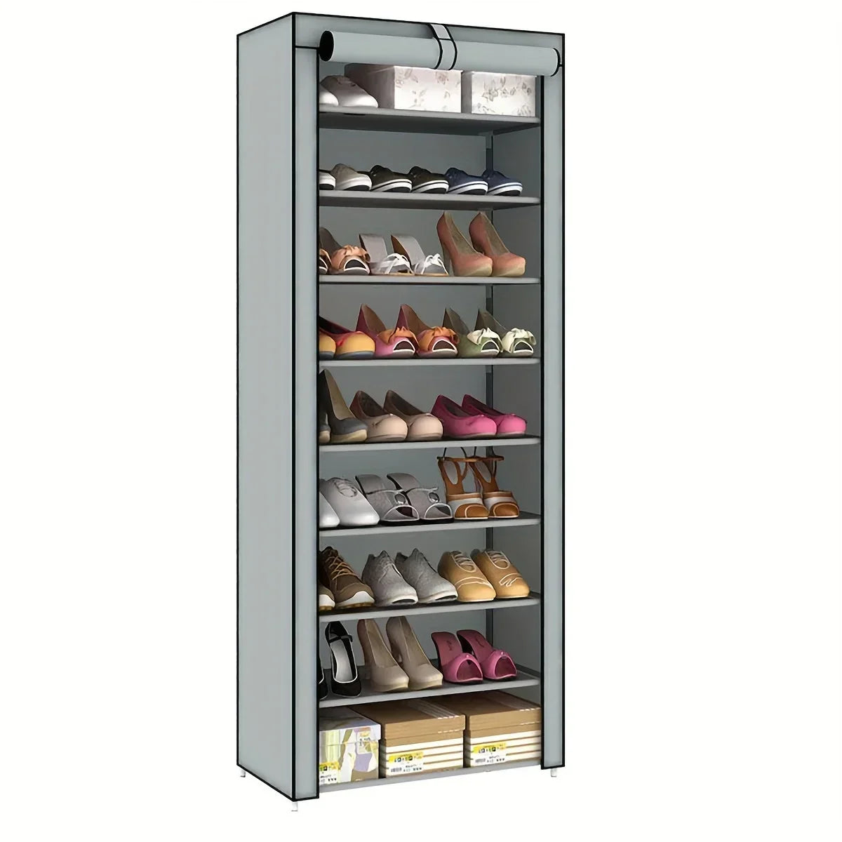 Space-saving Shoe Rack Entrance Hall Furniture Living Room Cabinet Shoemakers Shoe-shelf Metal Organizers Shoes Shoerack Home