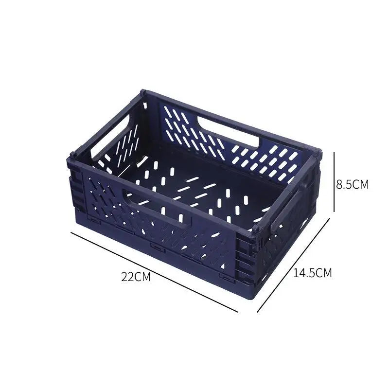 Foldable Storage Basket Wardrobe Organizer Box Kitchen Bathroom Accessories Gadgets For Clothes Toy Spices Condiments Vegetables