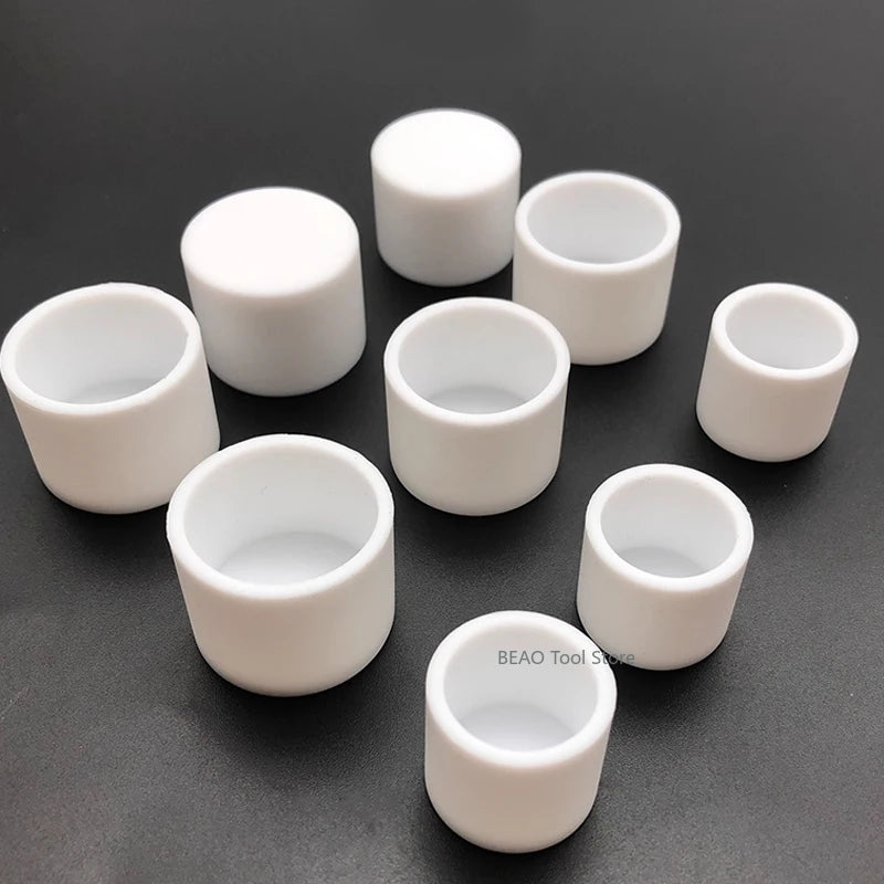  White Silicone rubber cover round steel pipe sleeve end protective cap anti-collision and high temperature resistant 3~68.5mm