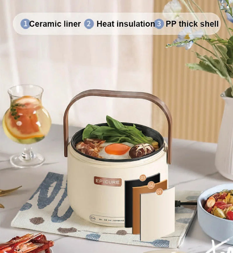 1.7L Smart Low-sugar Rice Cooker Home Rice Soup Separation Rice Cooker Multi-function Electric Cooker Non-stick Auto Keep Warm
