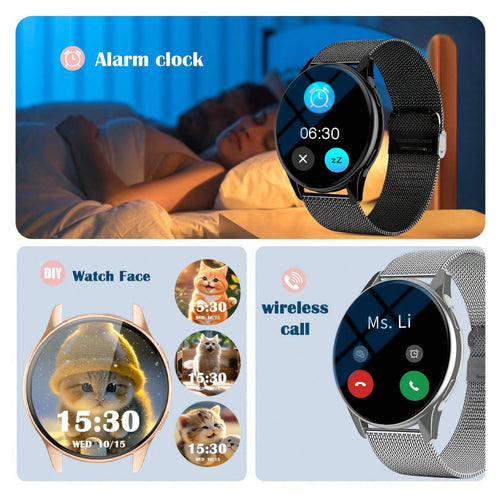 2025 NEW Hot Smart Watch For Men Women Wireless Call AI Voice Assistant Notification Alert Multi-Functional Watch Holiday Gifts