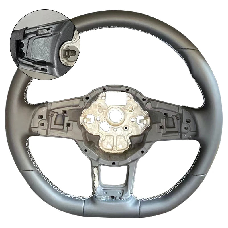 FOR Alcantara Steering Wheel Suitable for VW Golf 7 MK7 R GTI GTE GTD Passat B8 Tiguan MK2 Jetta with Shift Paddles, Car Access